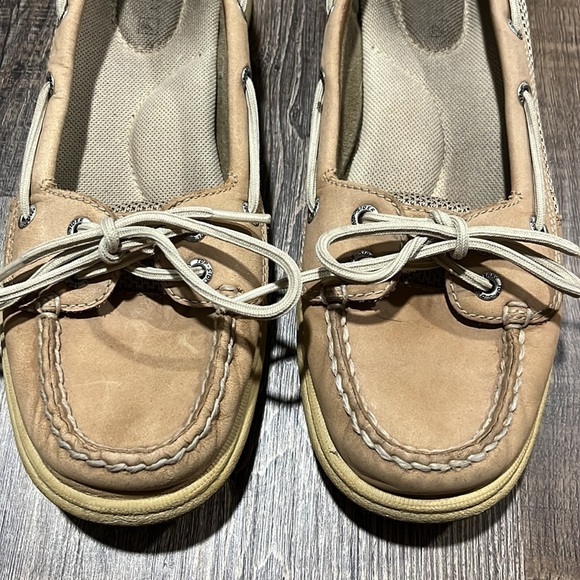 Women’s Sperry Top Sider Slip- On Boat Shoe Leather Upper Loafer 6.5 Preppy - Picture 6 of 9